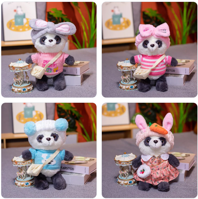 Panda (Dress Up) Plush Toys 30cm 22 styles