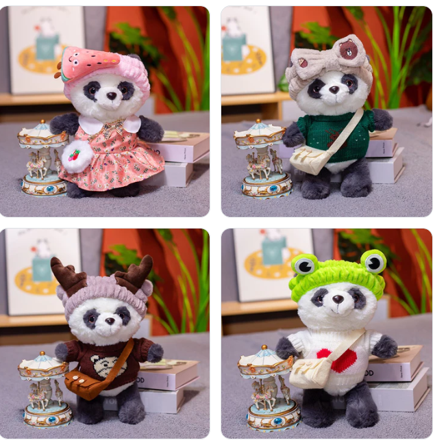 Panda (Dress Up) Plush Toys 30cm 22 styles