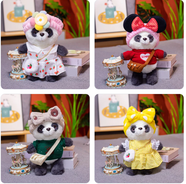 Panda (Dress Up) Plush Toys 30cm 22 styles