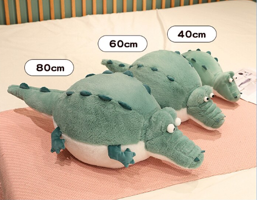 Funny Crocodile/Puffer Fish Round Shaped Plush Toys 35-80cm