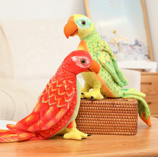 Parrot Lifelike Plush Toys 50cm/70cm - 6 styles