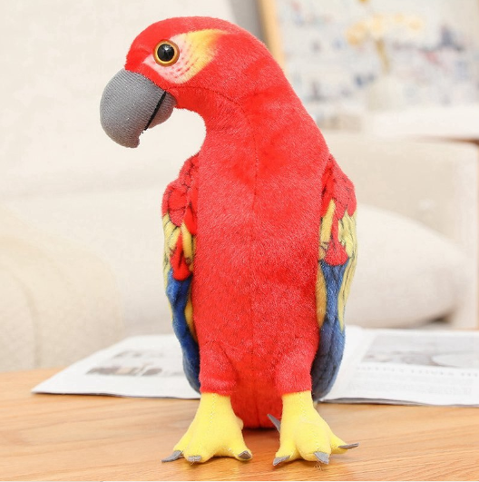 Parrot Lifelike Plush Toys 50cm/70cm - 6 styles