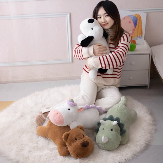 Lying Animal (Bear/Dog/Unicorn/Dinosaur) Pillow Plush Toys 50cm