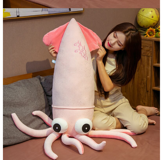 Squid Plush Toys 70/90/110/130cm - Blue/Pink