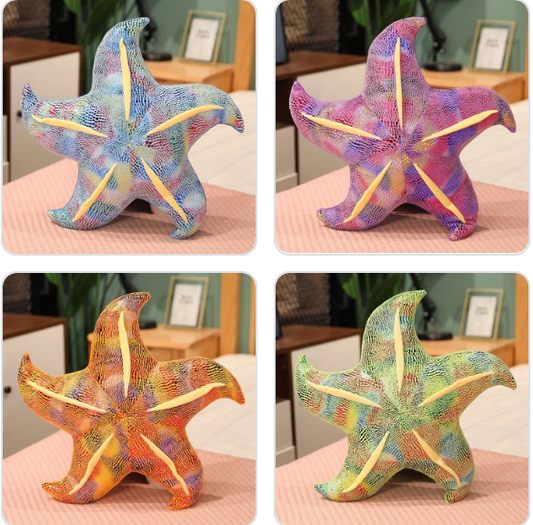 Starfish Plush Toys 20cm/45cm - Yellow/Green/Blue/Red/Purple