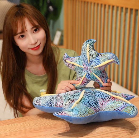 Starfish Plush Toys 20cm/45cm - Yellow/Green/Blue/Red/Purple