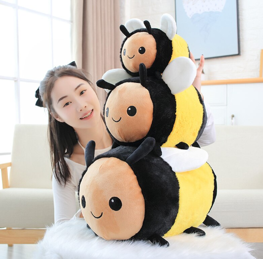 Cute Insect(Bee/Ladybug) Plush Toys 20/30/40cm