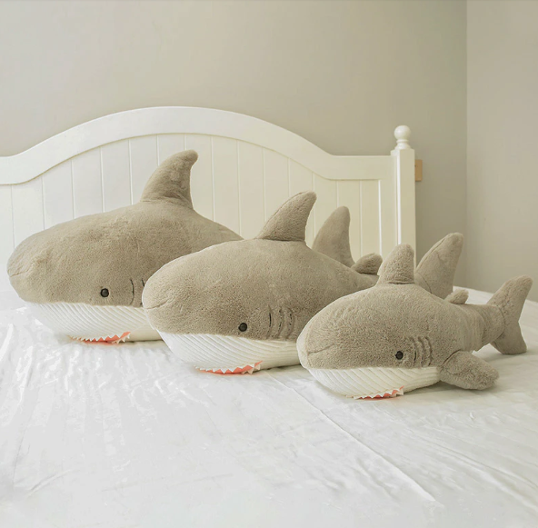 Narwhal (Blue/Pink) And Shark(Blue/Grey) Plush Toys 60/90/120cm