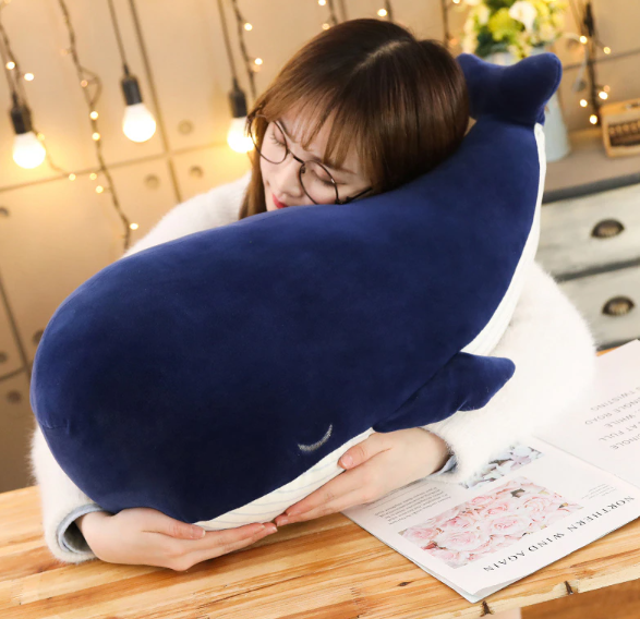 Cute Whale Plush Toys 45/65/85cm