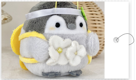 Cute Penguin (Dress Up Bee) Plush Keychains