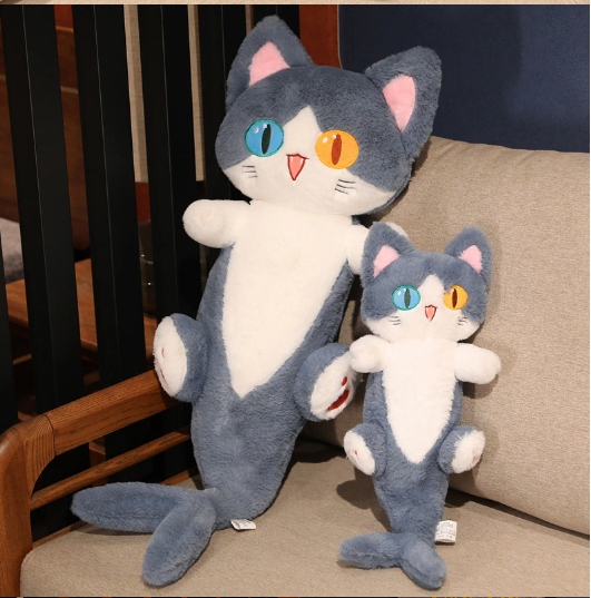 Funny Blue Shark Cat Hybrid Plush Toys 50/85/135cm