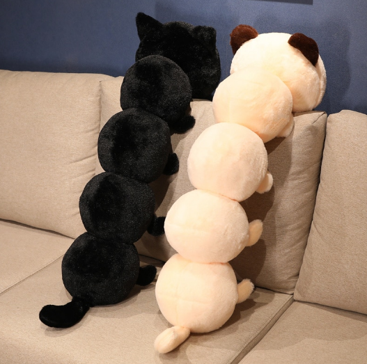 Funny Caterpillar Cat Hybrid Plush Toys 50/80/130cm