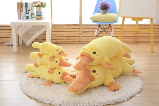 Cute Yellow Platypus Plush Toys 50 60 80 100 120cm SJJ PLUSH
