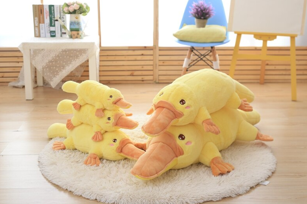 Cute Yellow Platypus Plush Toys 50/60/80/100/120cm