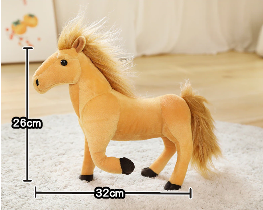 Horse Lifelike Plush Toy - 4 Styles