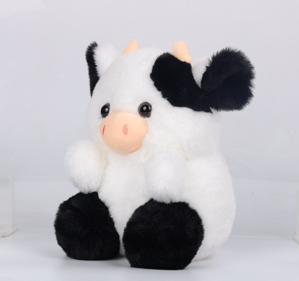 Cute Cow Plush Toys 20cm -Pink/Black/Purple/Blue/Yellow/Green