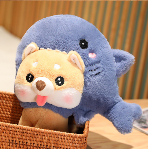 Funny Shark Dog Plush Toys 30/45cm