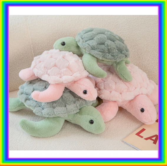 Cute Turtle Plush Toys 28/38cm - Pink/Green