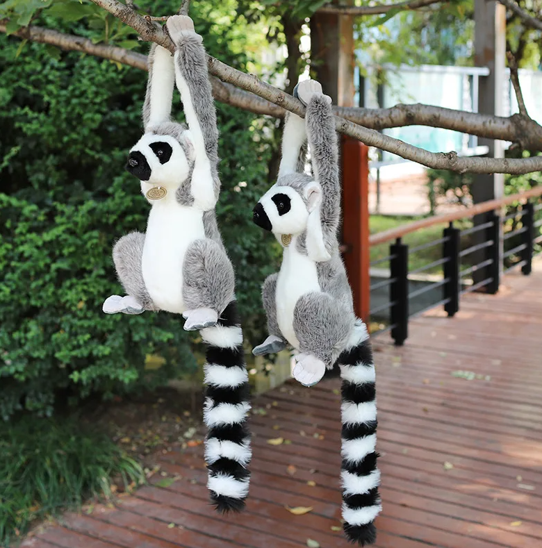 Lemur With/Without Long Arm Lifelike Plush Toys 28cm