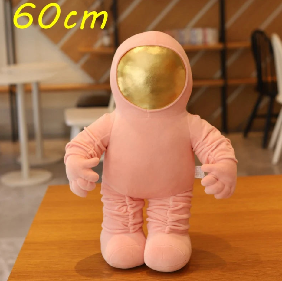 Space Series (Astronaut/Rocket) Plush Toys 33/60cm - Grey/White/Pink