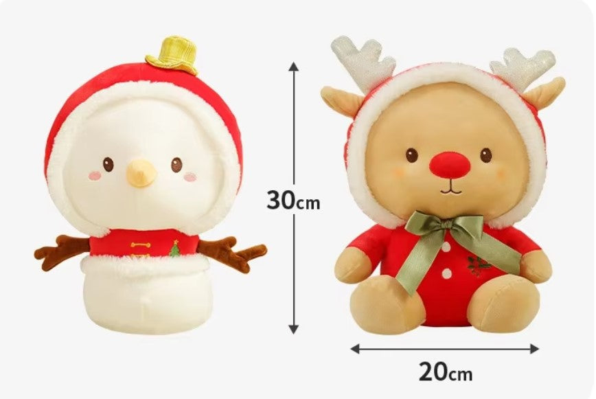 Christmas (Snowman/Reindeer) Plush Toys 30cm