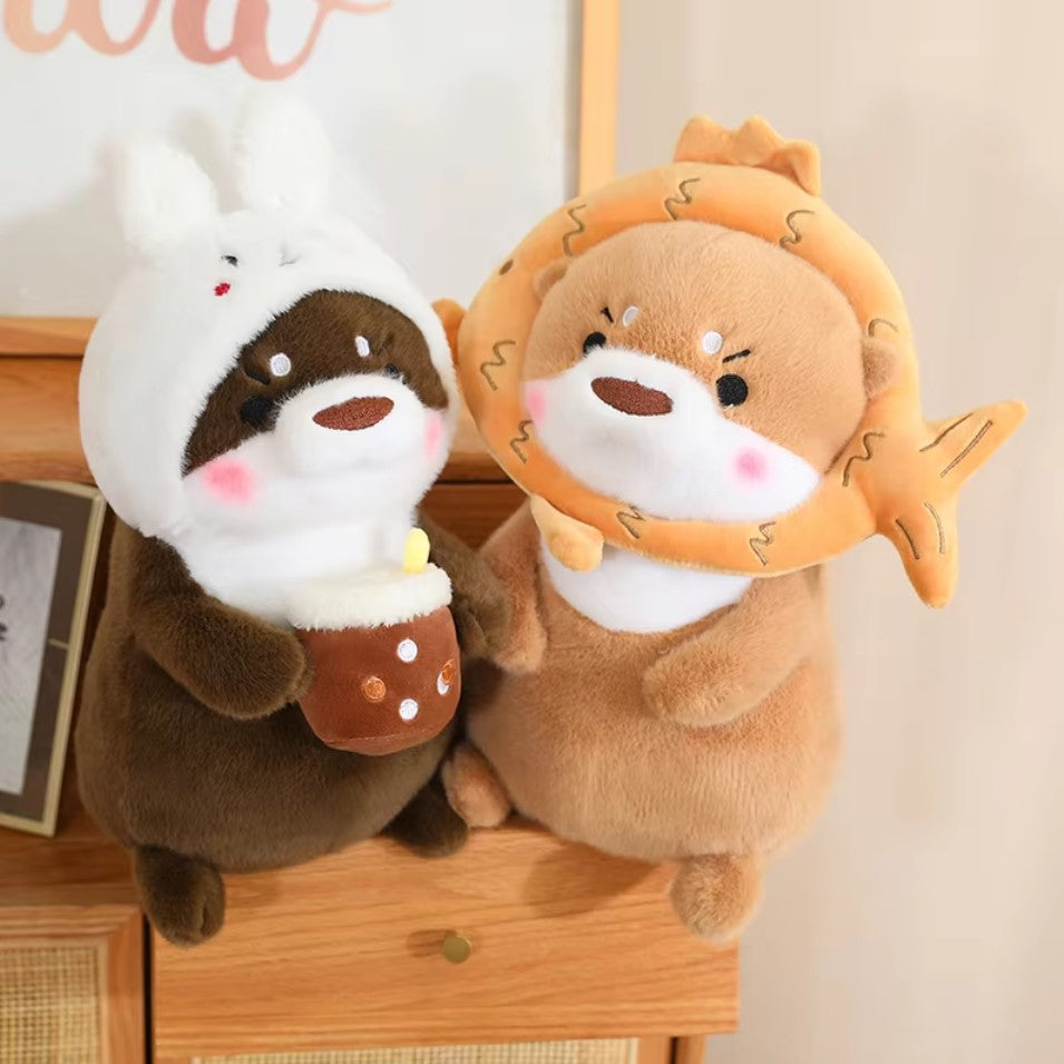 Cute Otter With Dress Up Plush Toys 30/40cm - 12 Styles