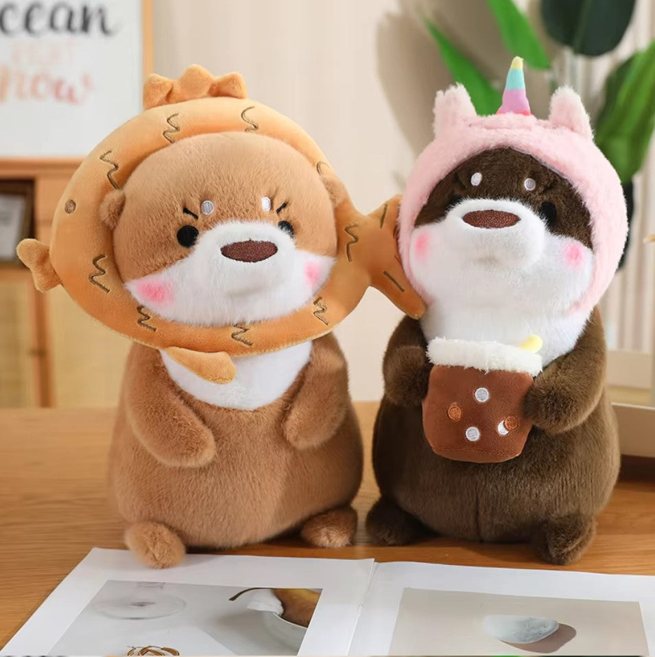 Cute Otter With Dress Up Plush Toys 30/40cm - 12 Styles