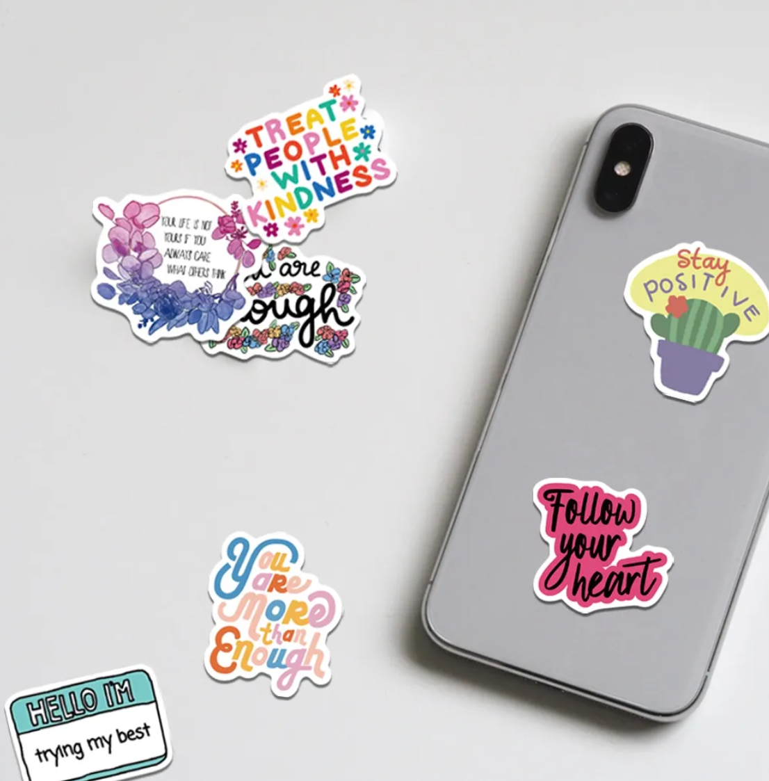 52 pcs (Random) Stickers (Inspirational/Motivational) Texts