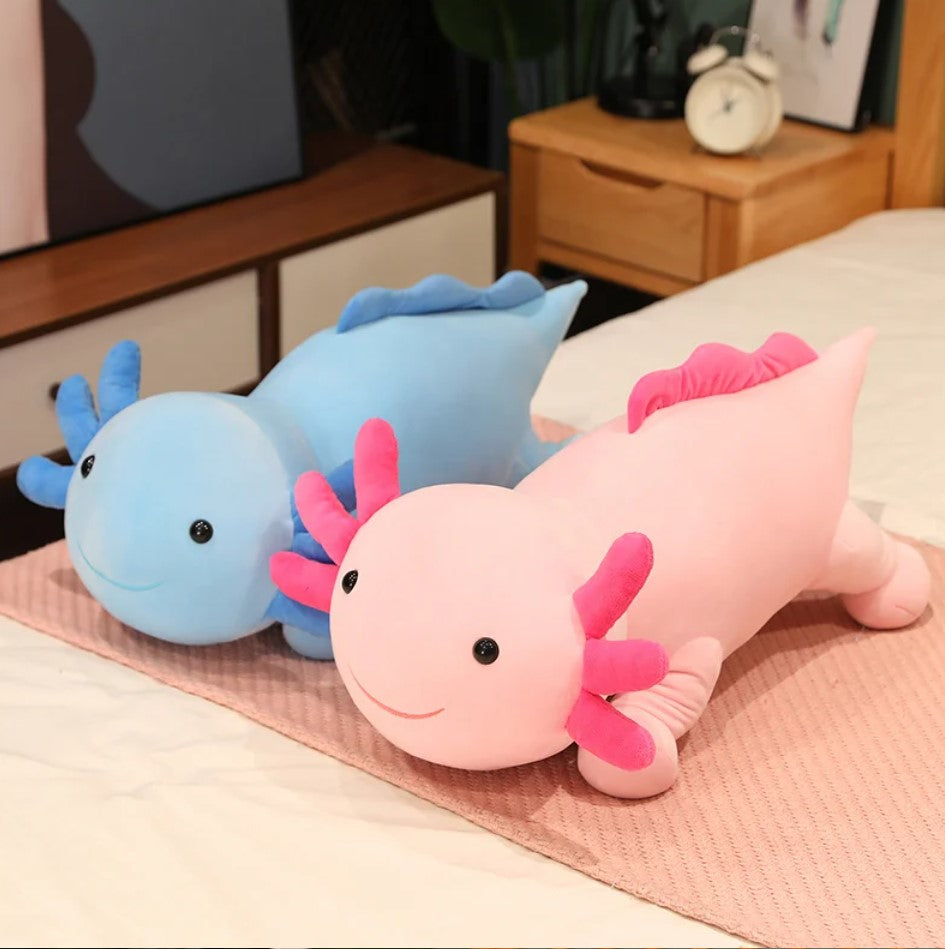 Cute Axolotl Plush Toys 60/90cm - Green/Blue/Pink/Purple