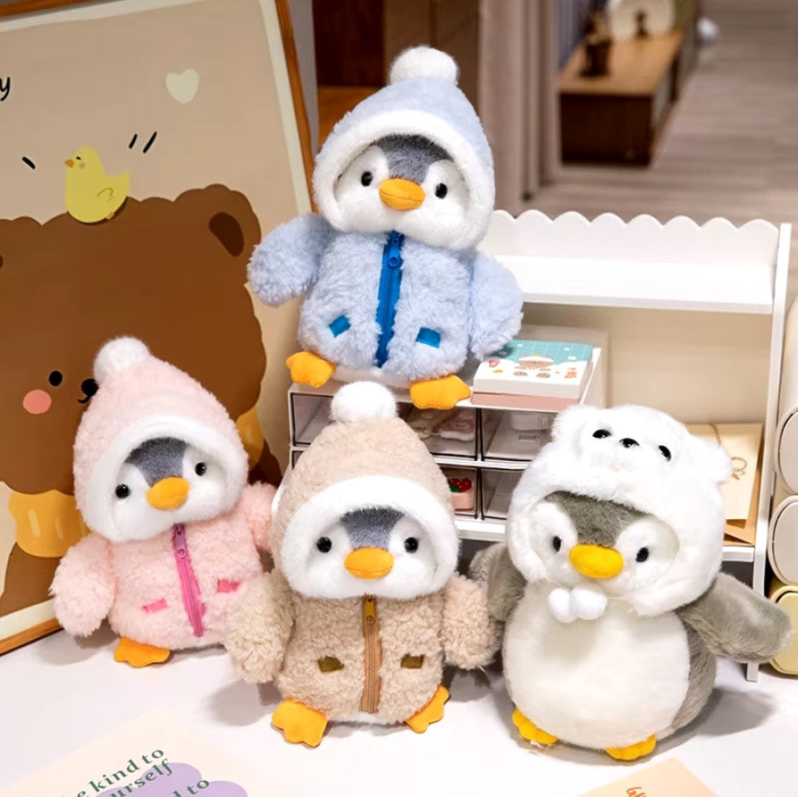 Cute Penguin With Cloth Plush Toys 25cm - 4 Styles