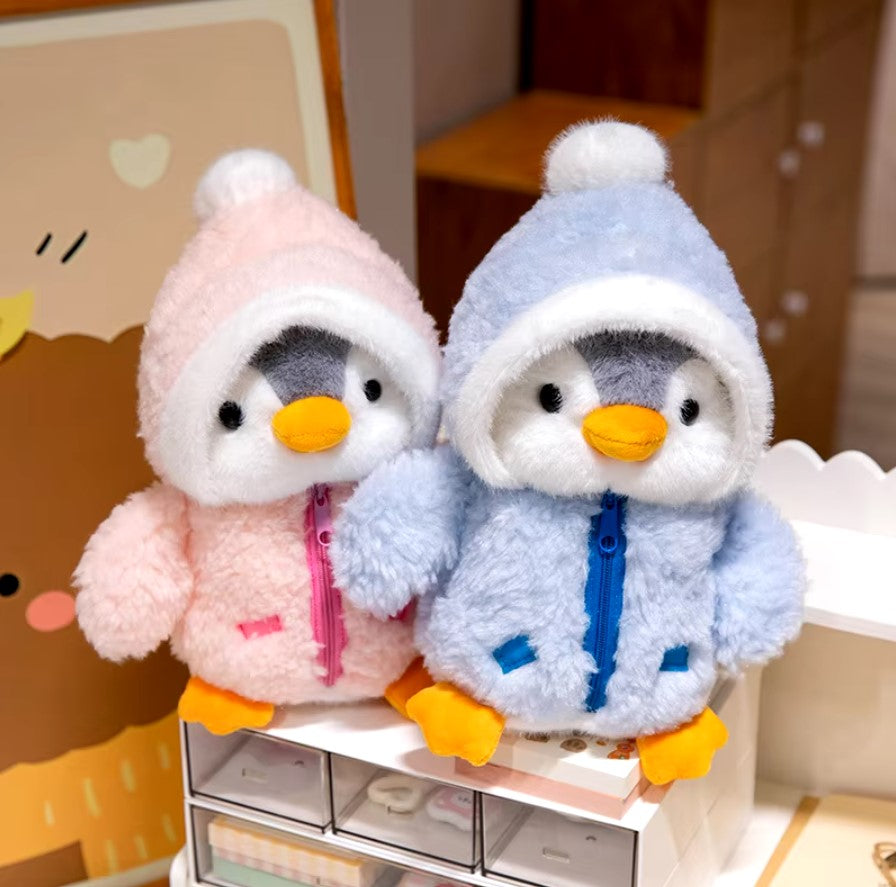 Cute Penguin With Cloth Plush Toys 25cm - 4 Styles