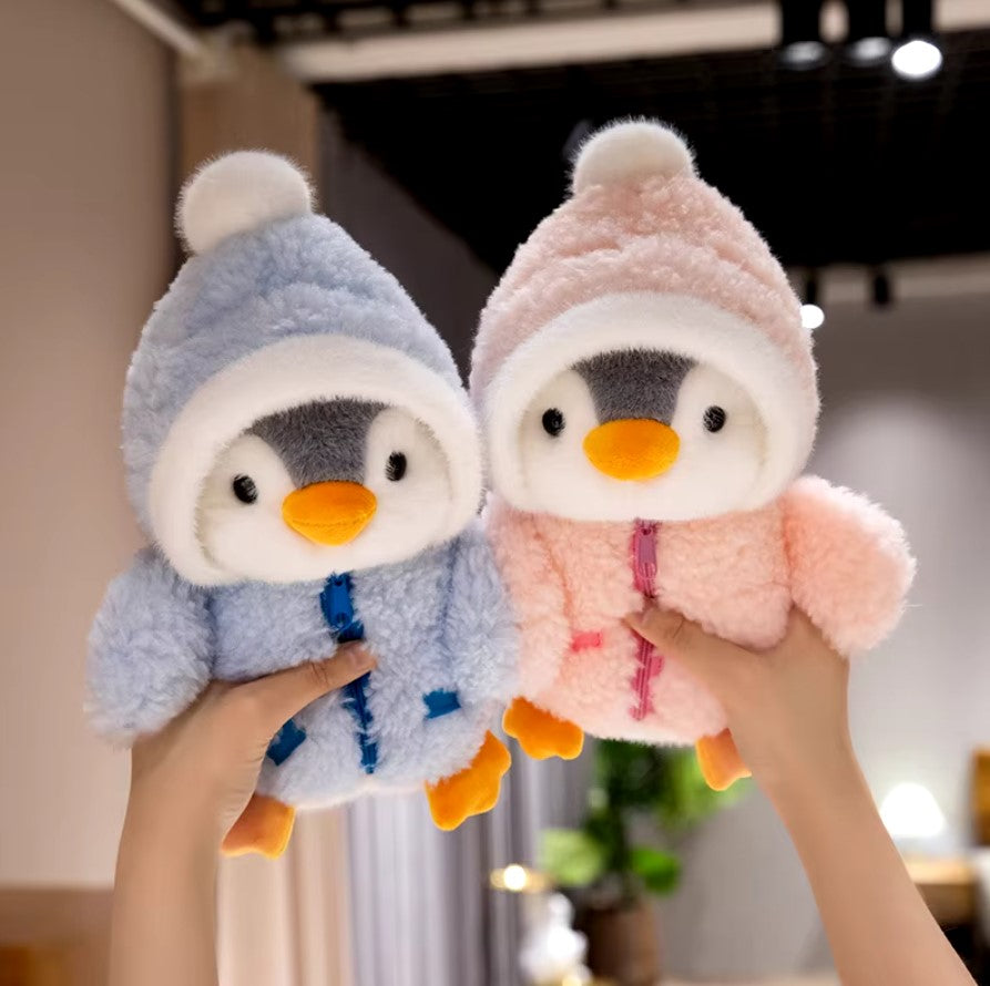 Cute Penguin With Cloth Plush Toys 25cm - 4 Styles