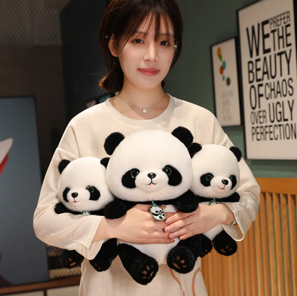 Cute Panda With Pendant Plush Toys 24/30/40/50cm