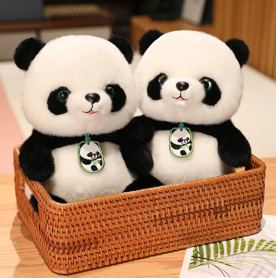 Cute Panda With Pendant Plush Toys 24/30/40/50cm