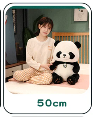 Cute Panda With Pendant Plush Toys 24/30/40/50cm