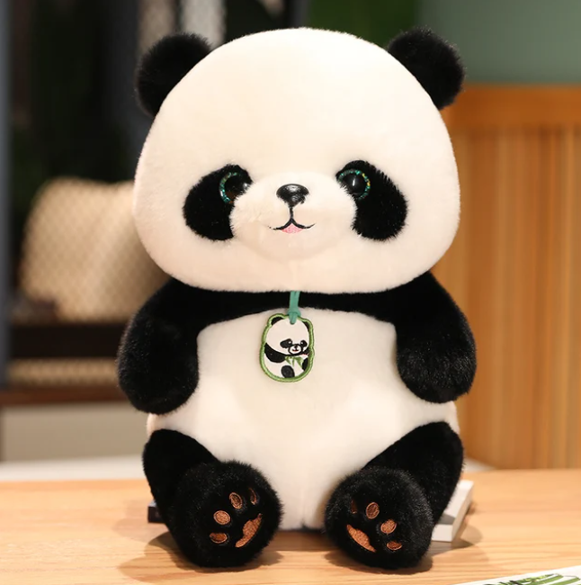 Cute Panda With Pendant Plush Toys 24/30/40/50cm