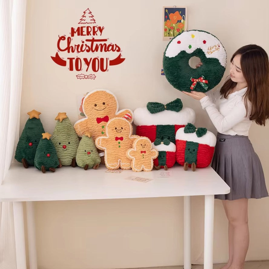 Christmas (Tree/Wreath/Gingerbread Man/Present) Plush Toys 20-40cm