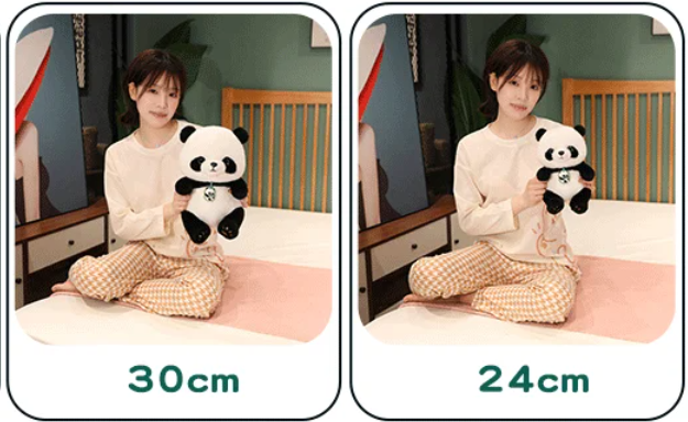 Cute Panda With Pendant Plush Toys 24/30/40/50cm