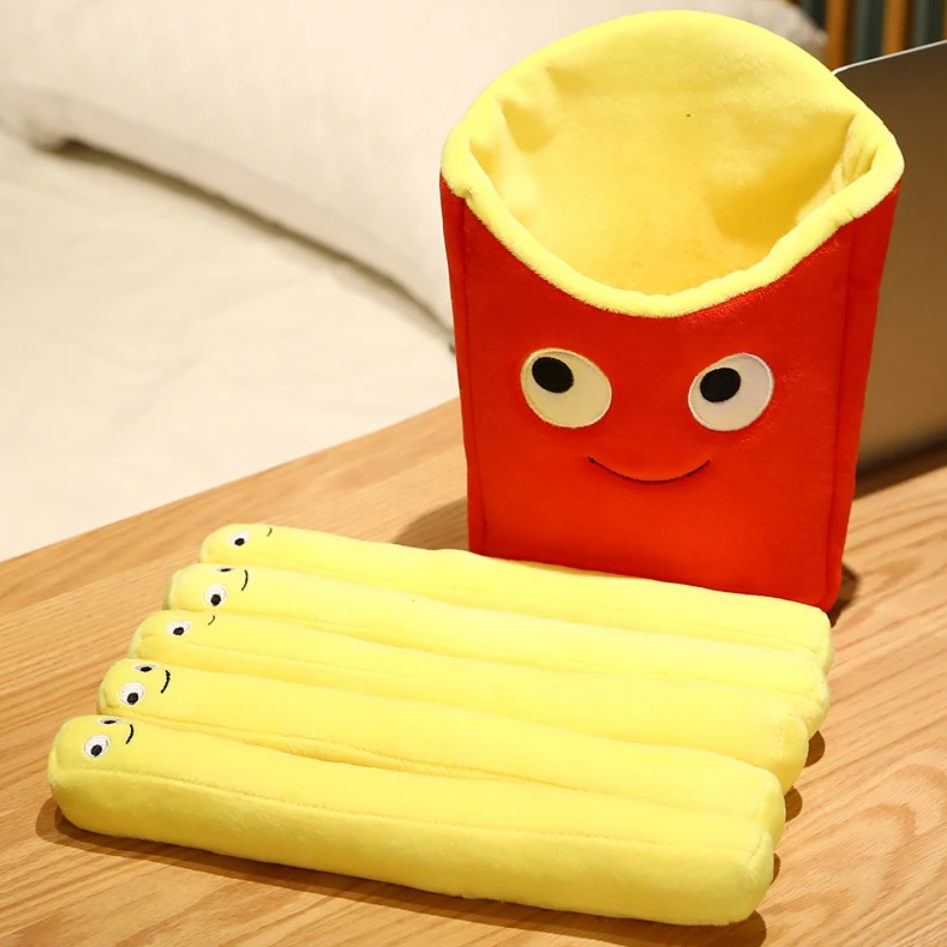 Cute Food (French Fries 5 Sticks/Pizza) Plush Toys 30/40/50cm