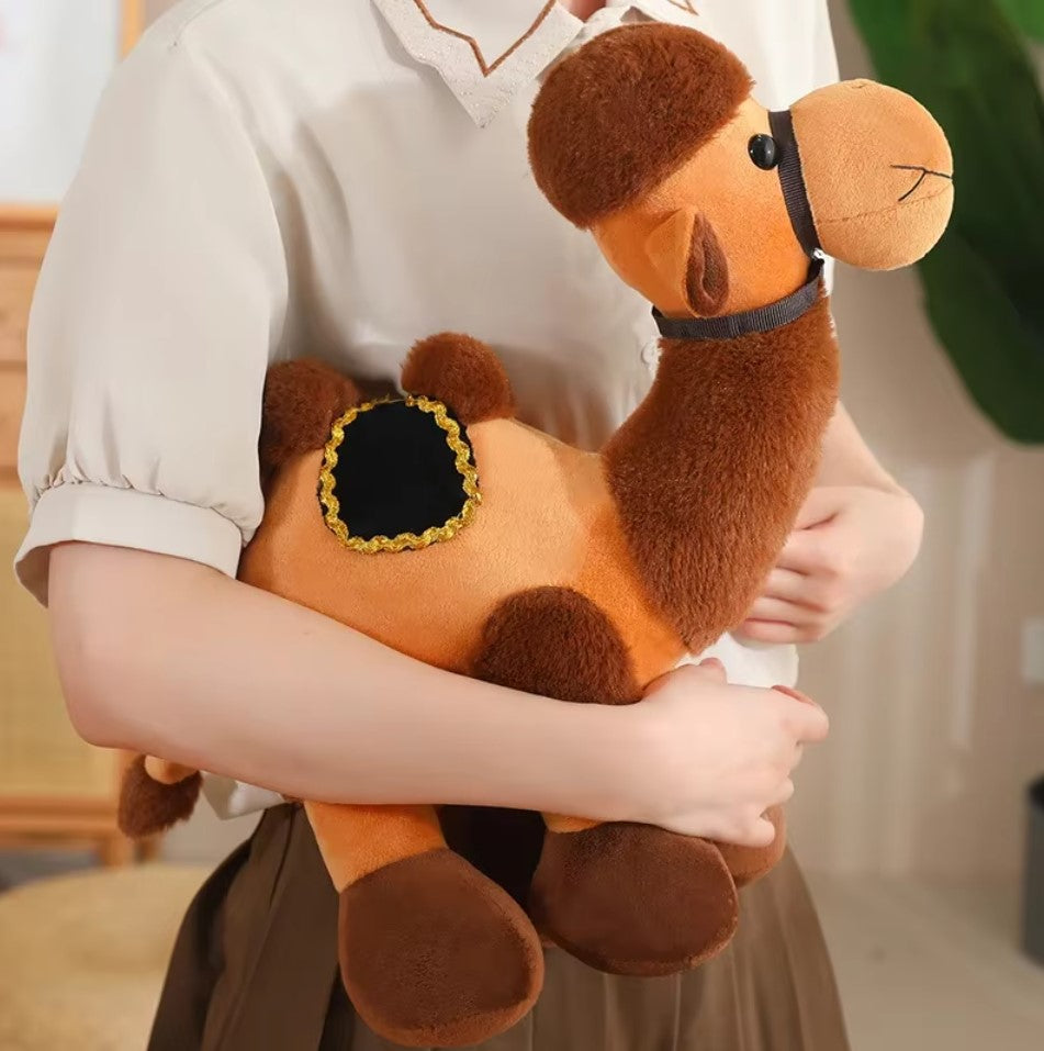  Cute Camel Plush Toys 30/40/50cm - Brown/White