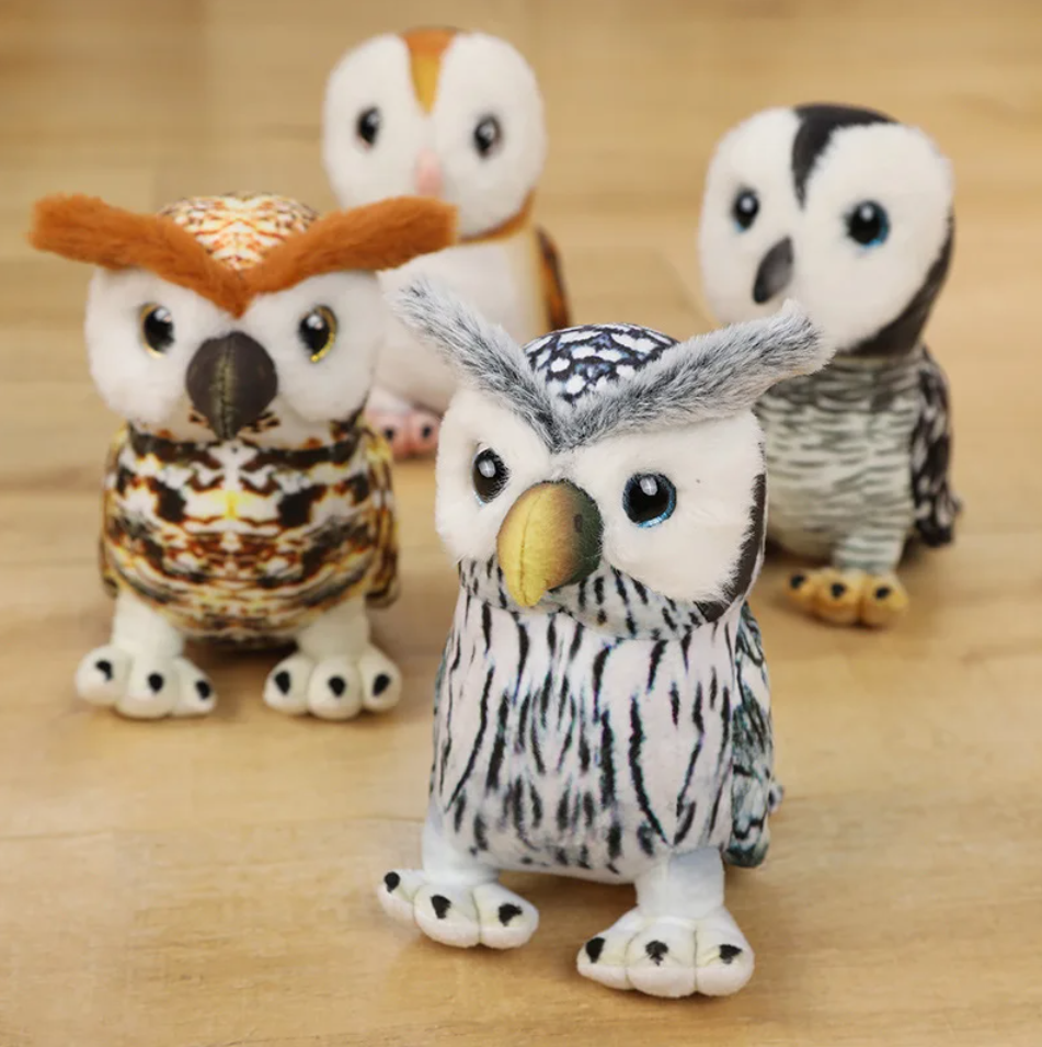 Cute Bird (Owl Lifelike) Plush Toys 20cm - 4 Styles