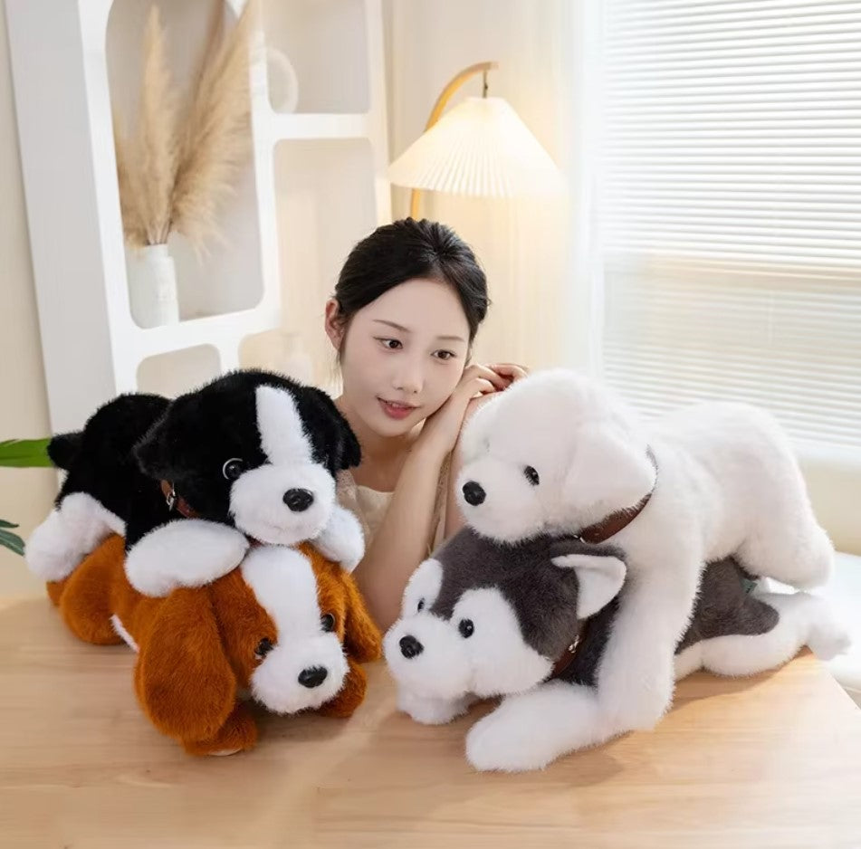 Cute Dog (Beagle/Husky) Plush Pillow Toys 40/60cm - 4 Styles