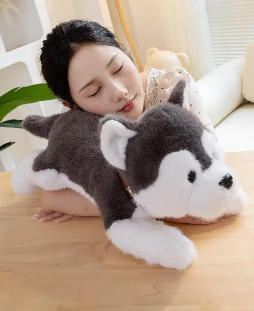 Cute Dog (Beagle/Husky) Plush Pillow Toys 40/60cm - 4 Styles