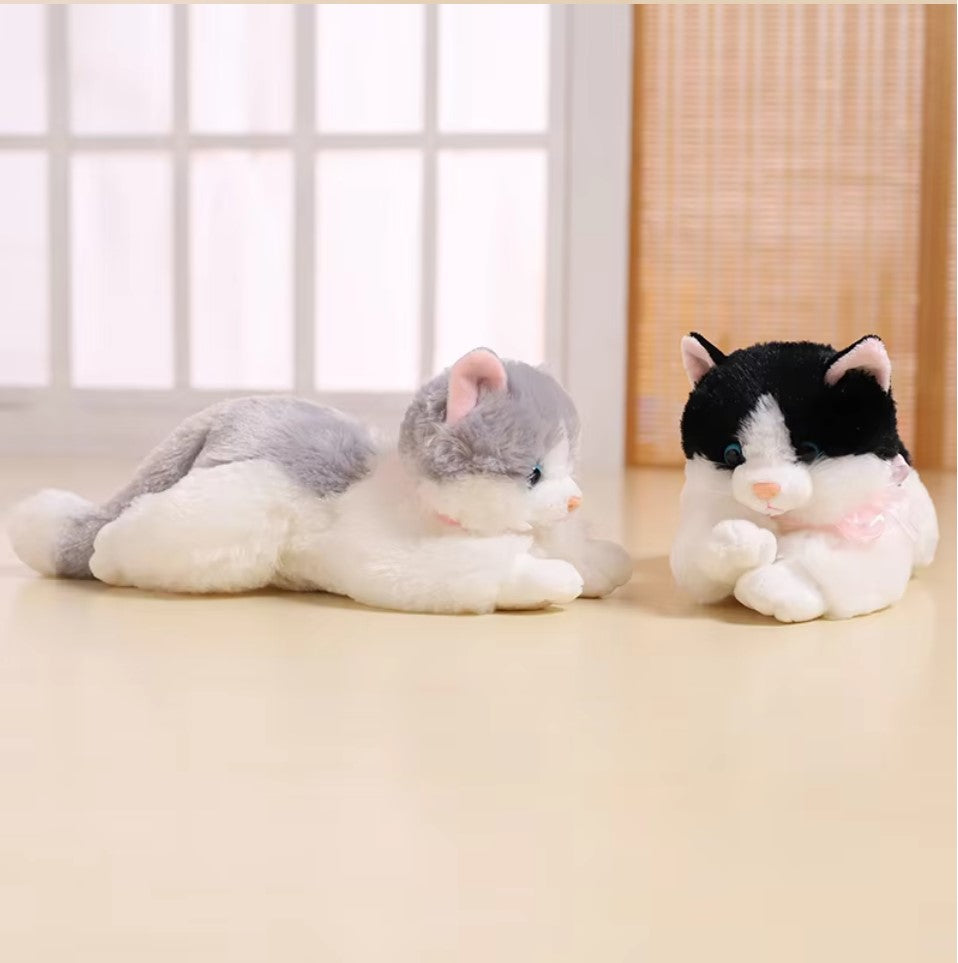 Cute Lying Cats Plush Toys 20/30/38/48cm - 6 Styles