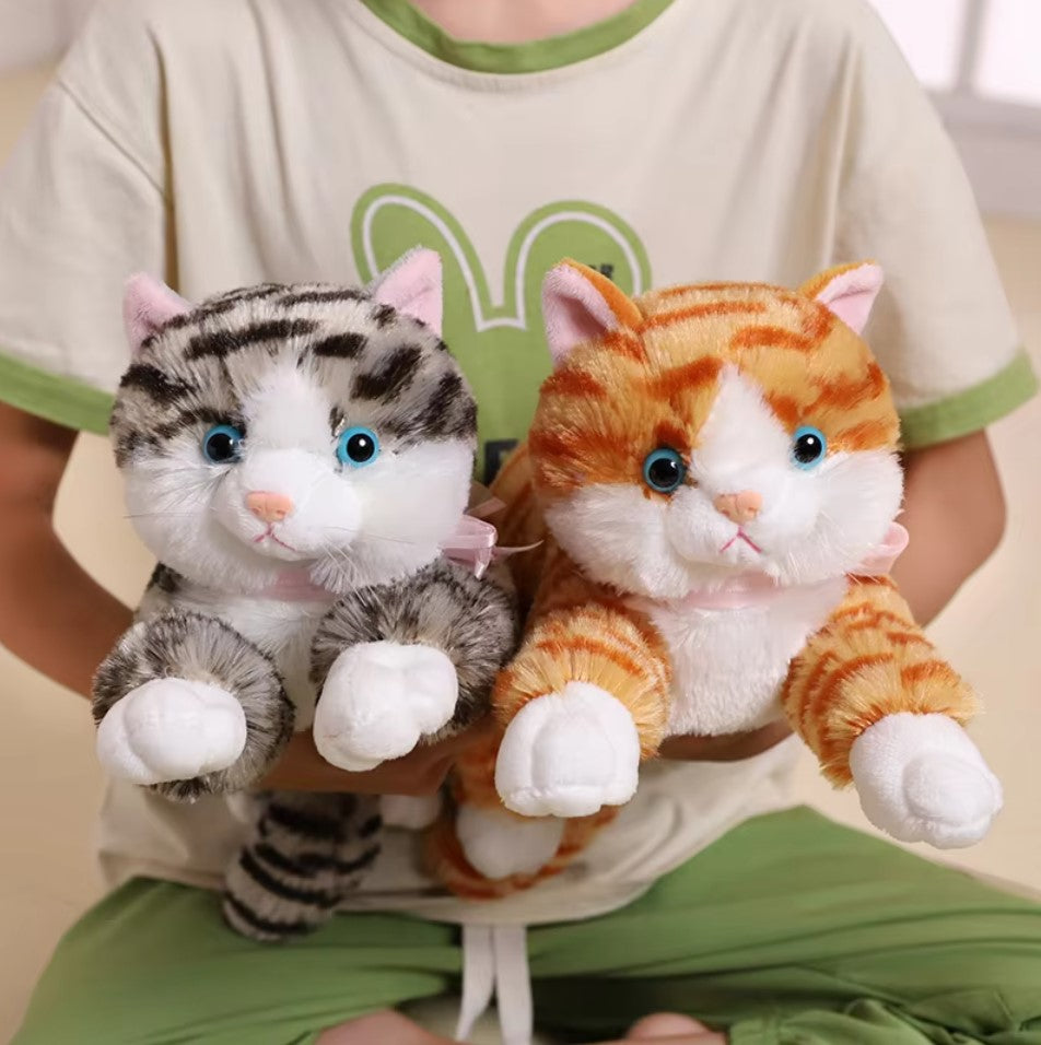 Cute Lying Cats Plush Toys 20/30/38/48cm - 6 Styles