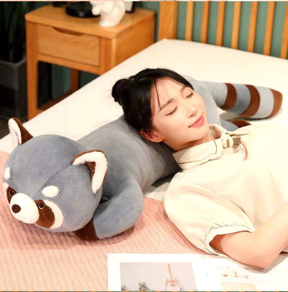 Lying Red Panda/Raccoon Pillow Plush Toys 50/70/90cm