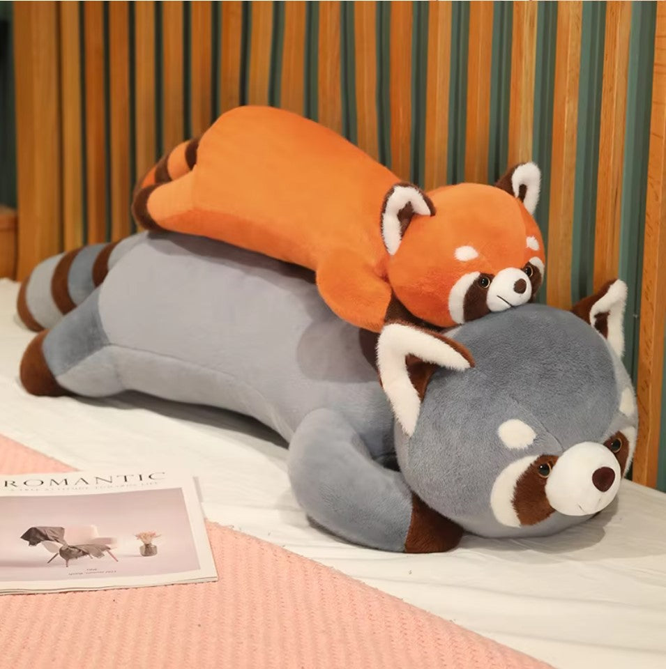 Lying Red Panda/Raccoon Pillow Plush Toys 50/70/90cm