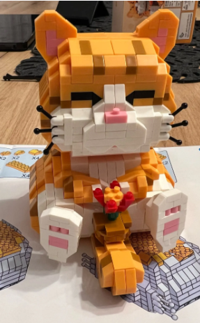 Cute Cat Mini Building Blocks 10cm