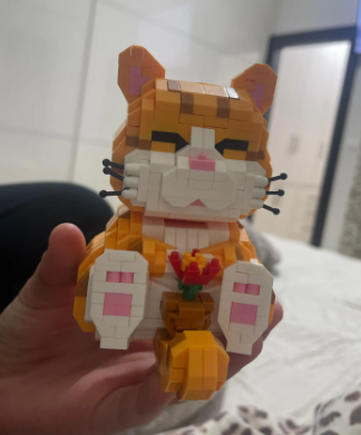 Cute Cat Mini Building Blocks 10cm