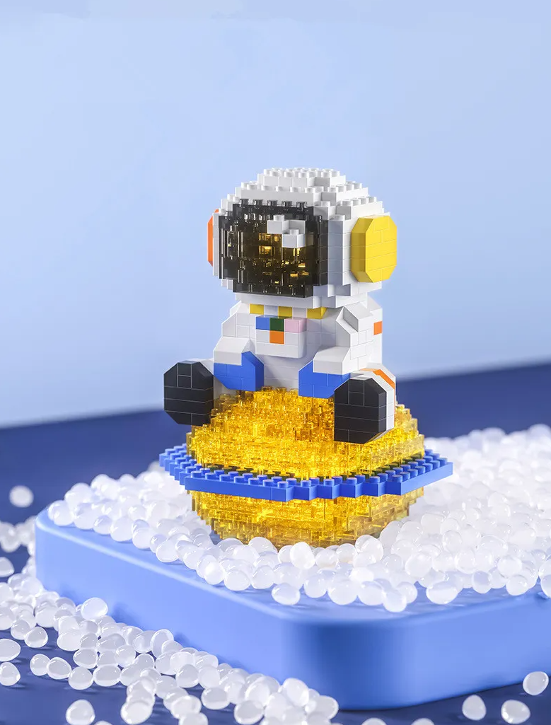 Cute Astronaut With Light Mini Building Blocks - 7 Styles